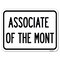 Signmission Associate of the Month Heavy-Gauge Aluminum Rust Proof Parking Sign, 18" x 24", A-1824-23414 A-1824-23414 - alternate 1